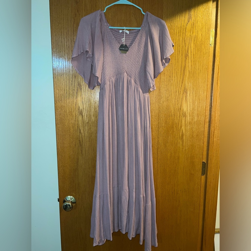 NWT mauve maternity dress